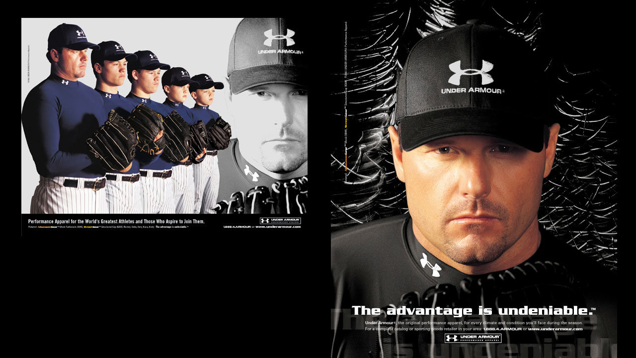 Under armour baseball ad.