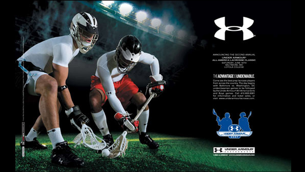 Under armour lacrosse ad.